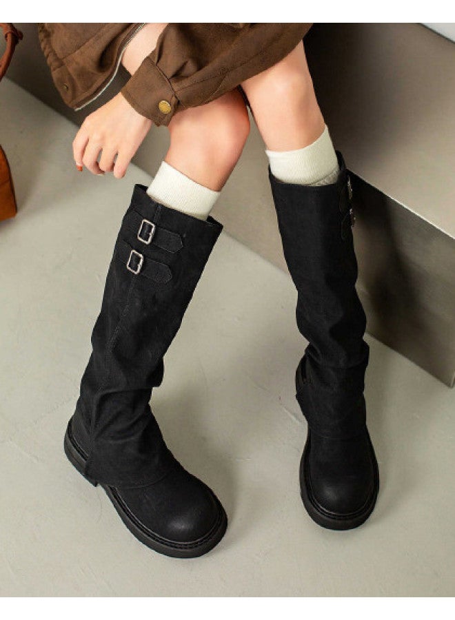 SAFIYA Saturday Boots Women's Autumn 2025 New Versatile Long Boots, Legging Boots, Fashion Boots, Cotton Boots, Women's Boots - Image 1