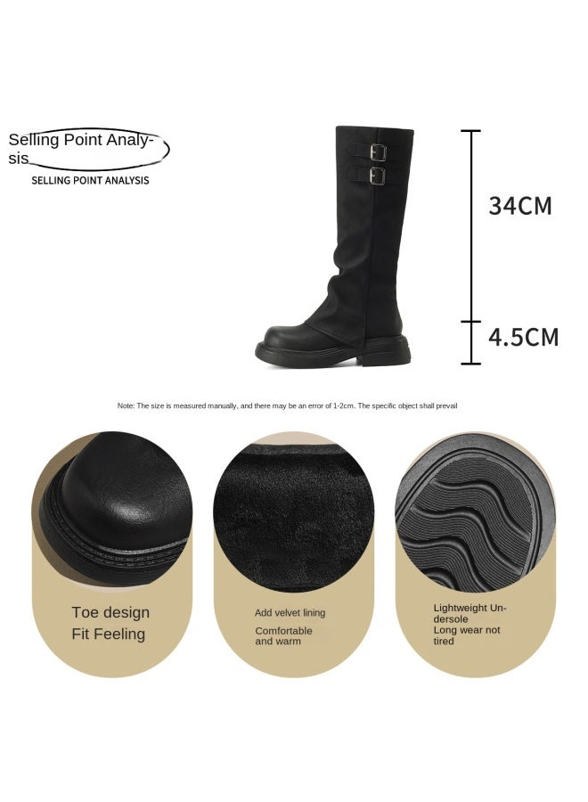SAFIYA Saturday Boots Women's Autumn 2025 New Versatile Long Boots, Legging Boots, Fashion Boots, Cotton Boots, Women's Boots - Image 4