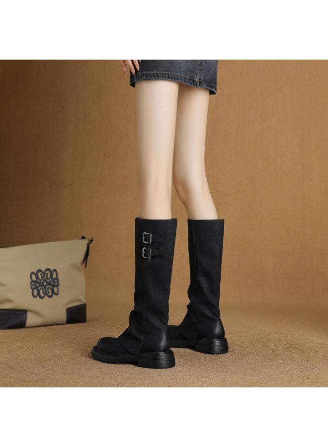 SAFIYA Saturday Boots Women's Autumn 2025 New Versatile Long Boots, Legging Boots, Fashion Boots, Cotton Boots, Women's Boots - Image 3