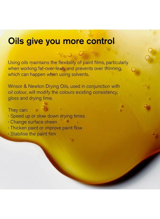 WINSOR & NEWTON Refined Linseed Oil, 1 Litre (33.8-oz) Can  - Image 3
