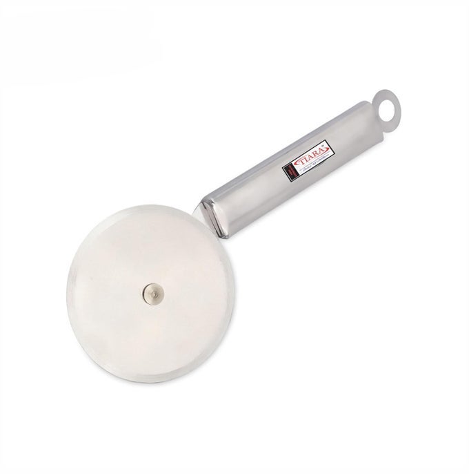 STAR STAINLESS STEEL PIZZA CUTTER KITCHEN TOOLS STEEL PIZZA CUTTERSMOOTH ROLLING BLADE IDEAL FOR CUTTING PIZZASANDWICHBREADSBURGERPARATHA
