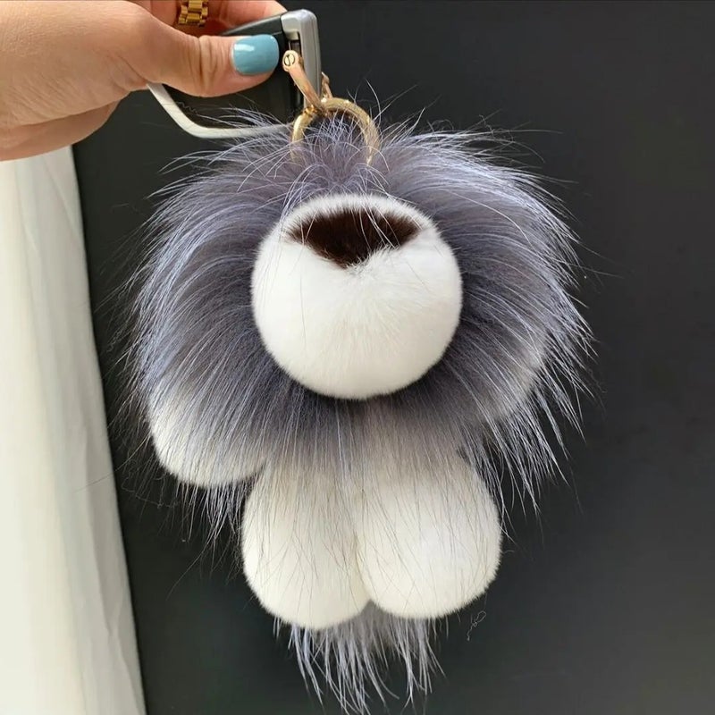 Y&D Plush Key Chain Toy lion Plush Keychain Toy Mini Peluche Claw Machine Stuffed Animal Plush Toy Soft Doll Key Ring Gift - Image 1