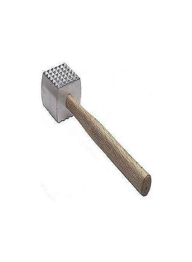 Great Credentials© Extra Large Heavy-Duty Meat Tenderizer Mallet, Meat Tenderizer Hammer, Double-sided, Commercial-Grade, Wood Handle - Image 3