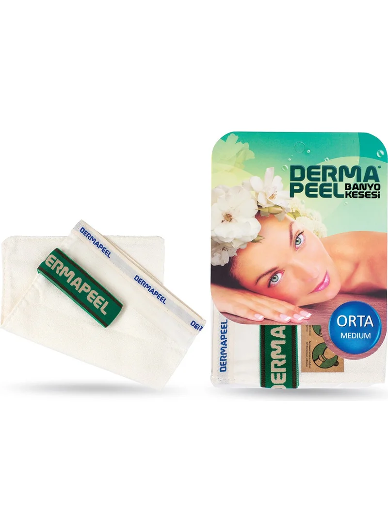 ديرمابيل Medium Thick Flush Bath Scrub Set of 3