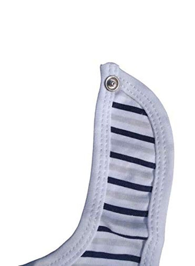 Lappu Baby Button Bibs/Apron Cute Multi Print|with Tich Button| Waterproof Bib Set Pack Of 6 (0-3Months) - Image 3