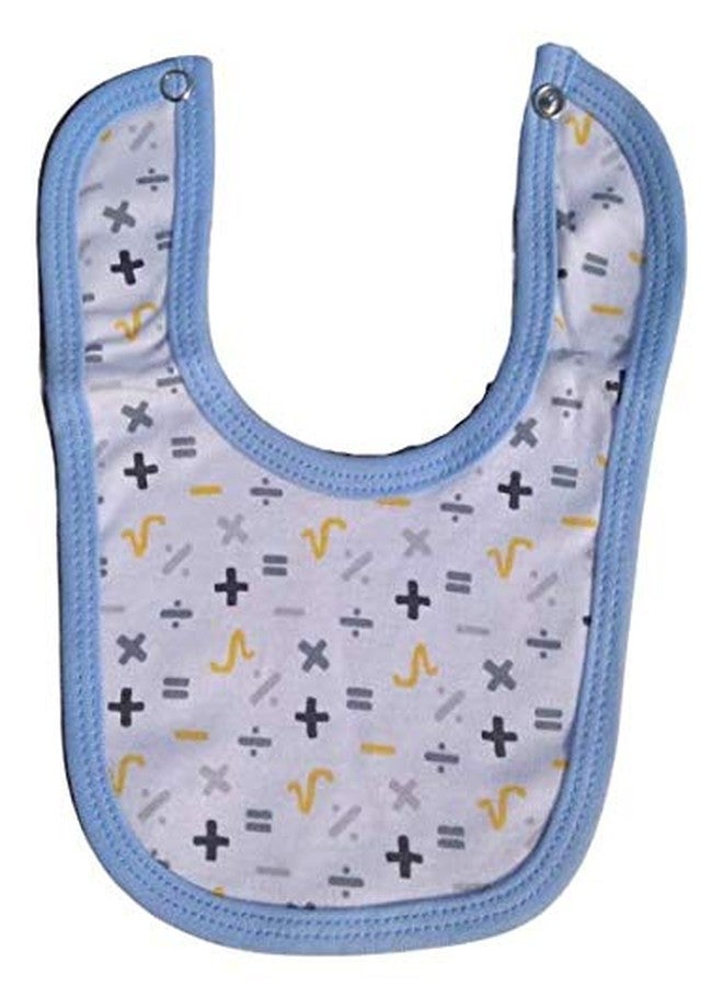 Lappu Baby Button Bibs/Apron Cute Multi Print|with Tich Button| Waterproof Bib Set Pack Of 6 (0-3Months) - Image 4