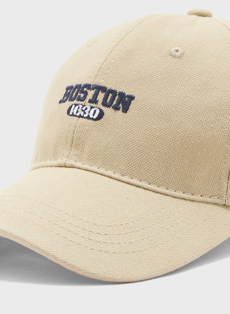 Seventy Five Boston Embroidered Casual Curve Peak Cap  - Image 3