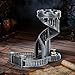 AUSPDICE DND Dice Tower  36 Step Retro Color Tower for High Randomness in Table Games Like Dungeons and Dragons  Perfect Role Playing Game Gift Ancient Silver Color - Image 4