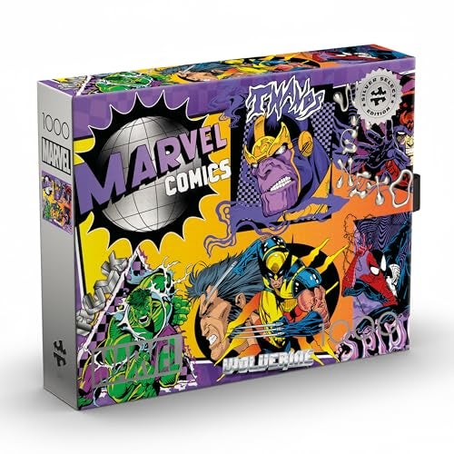 Buffalo Games Marvel Comics 1000 Piece Silver Select Jigsaw Puzzle Colorful Puzzles for Adults PrecisionCut Pieces Beautiful Artwork and Hours of Relaxing Fun - Image 1