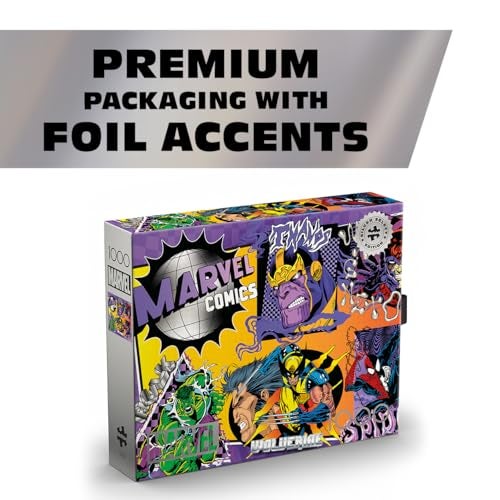 Buffalo Games Marvel Comics 1000 Piece Silver Select Jigsaw Puzzle Colorful Puzzles for Adults PrecisionCut Pieces Beautiful Artwork and Hours of Relaxing Fun - Image 5