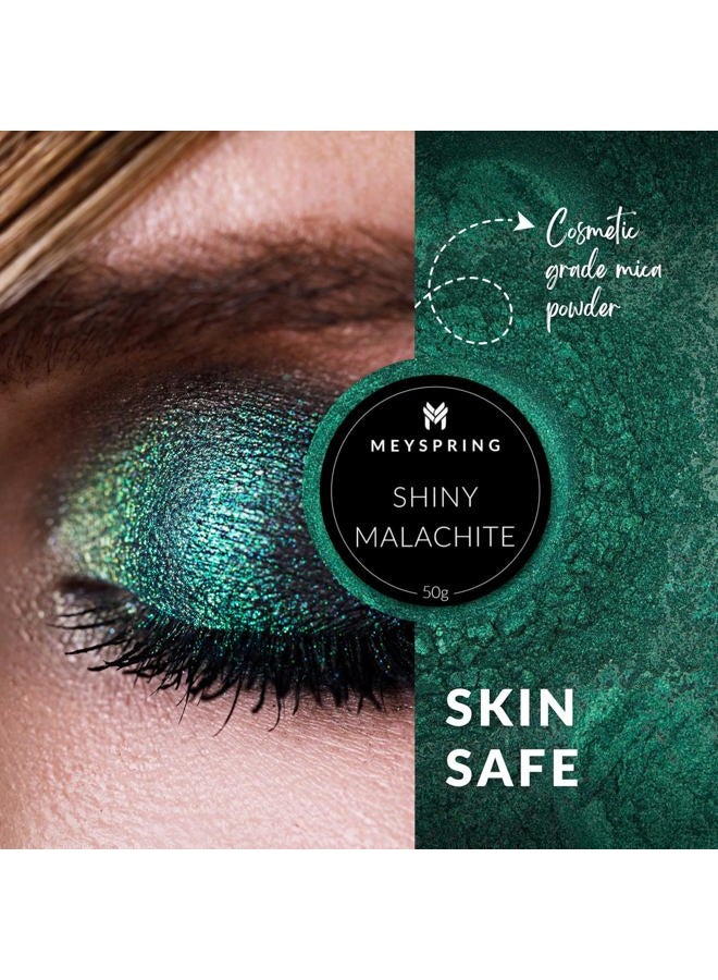 MEYSPRING Shiny Malachite Epoxy Resin Color Pigment - 50g - Mica Powder for Epoxy - Image 5