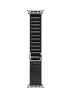 Generic Apple Watch Alpine Loop Band 49mm/45mm/44mm Nylon Woven Sport Strap Compatible with iWatch Series 8/Ultra/7/SE/6/5/4/3/2/1 Black  - Image 3
