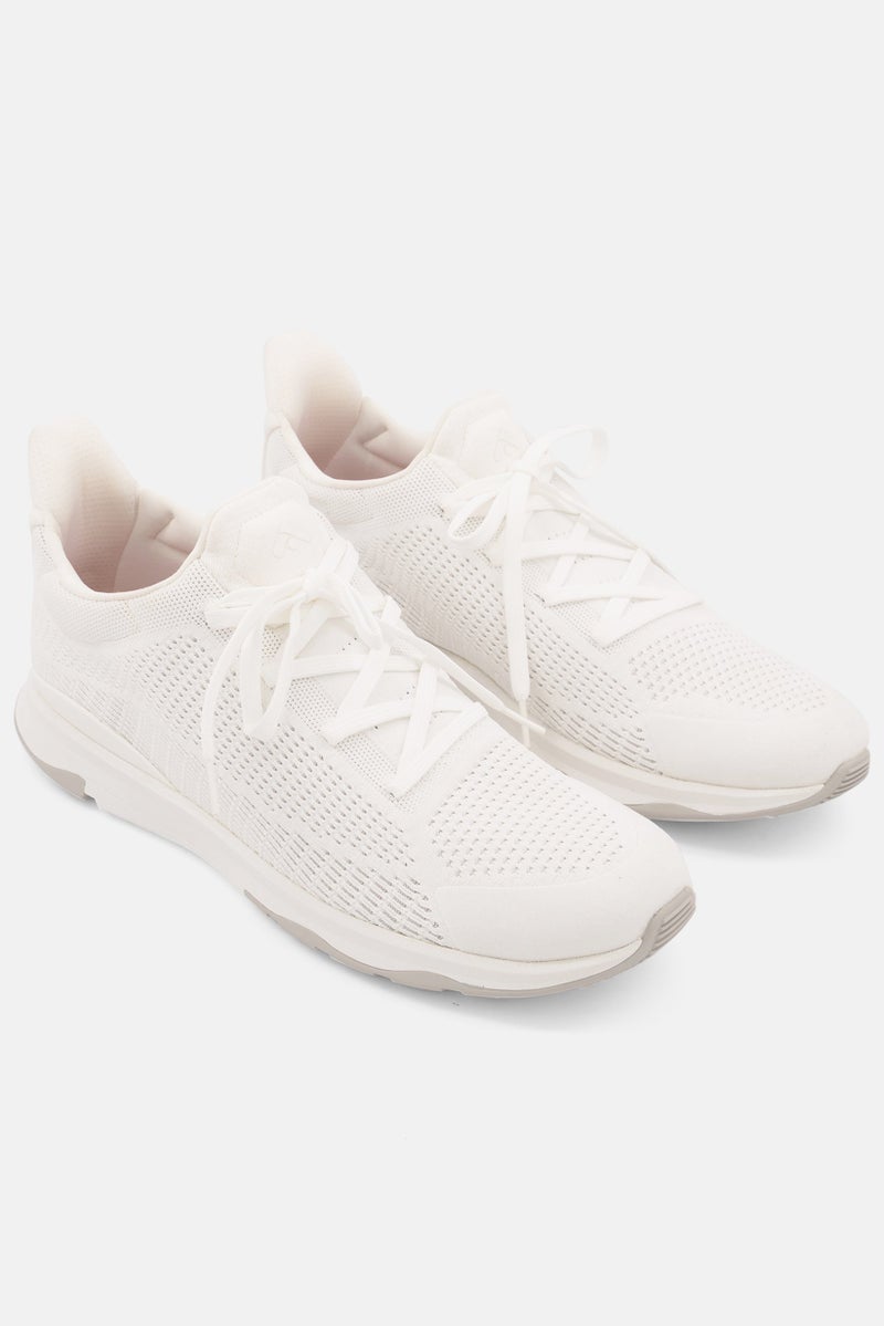 FitFlop Men Vitamin FFX Knit Sports Sneakers, Urban White - Image 1