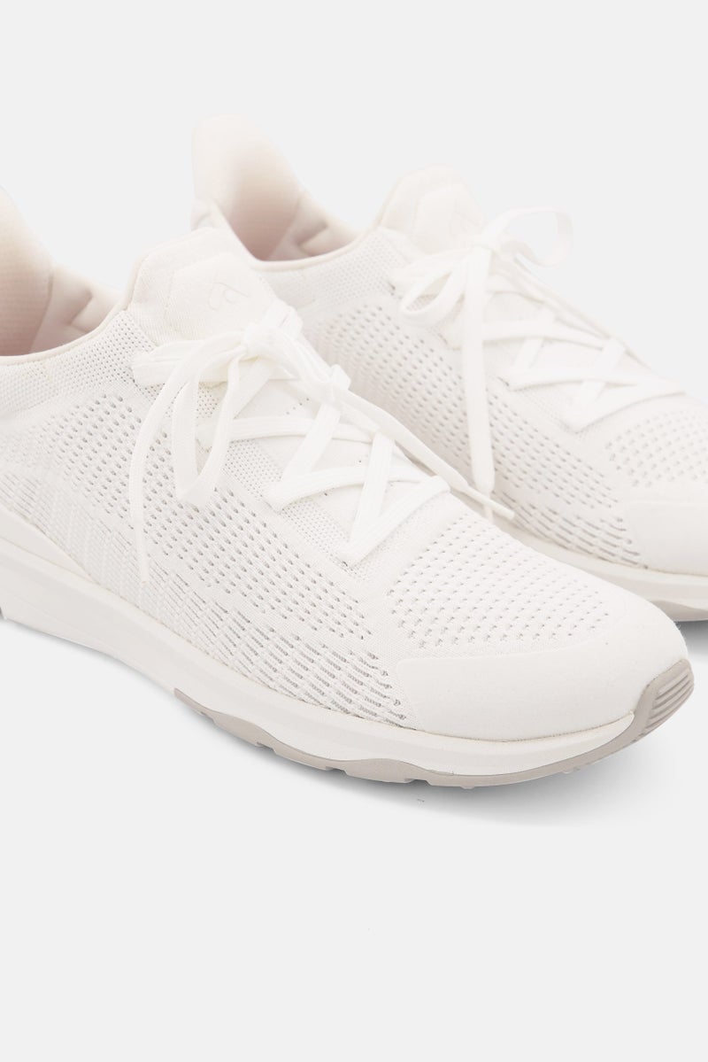 FitFlop Men Vitamin FFX Knit Sports Sneakers, Urban White - Image 3