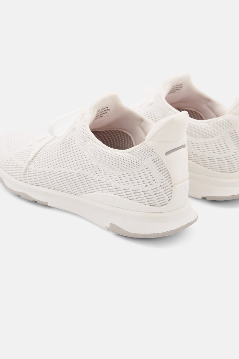 FitFlop Men Vitamin FFX Knit Sports Sneakers, Urban White - Image 2
