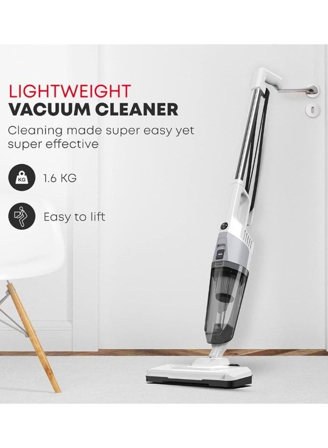 Chase Up 3-in-1 Handheld Corded Vacuum Cleaner with 0.6L Capacity and 600 W, 7 M Cord length, HEPA filter, Ultra-Quiet, Effortless & Efficient Cleaning, K-22A102B (Black) - Image 2