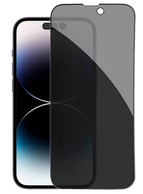 Privacy Matte Tempered Glass Compatible with iPhone 14 Pro Max Anti-Glare Anti-Spy Screen Protector Film Suit for iPhone 14 Pro Max 6.7 inch Full Coverage Anti-Peeping 9H Hardness Clear