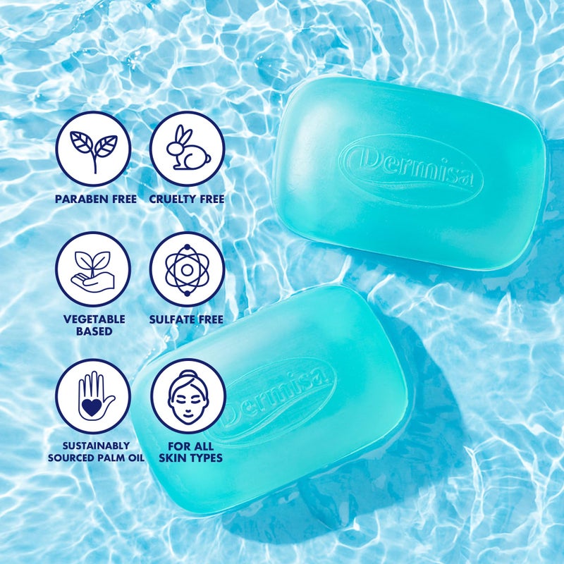 ديرميسا طقم لوح صابون للوجه بالجلسرين مكون من 3 قطع - Image 4