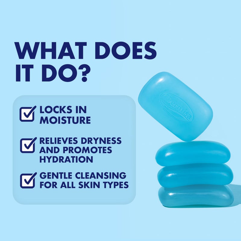 ديرميسا طقم لوح صابون للوجه بالجلسرين مكون من 3 قطع - Image 2