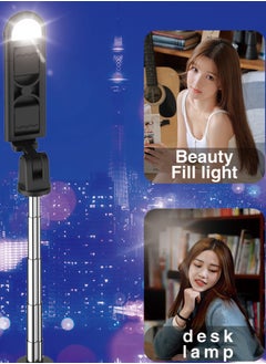 Generic Portable Tripod,Selfie stick,Cell Phone Holder with Light and Remote Control  - Image 5