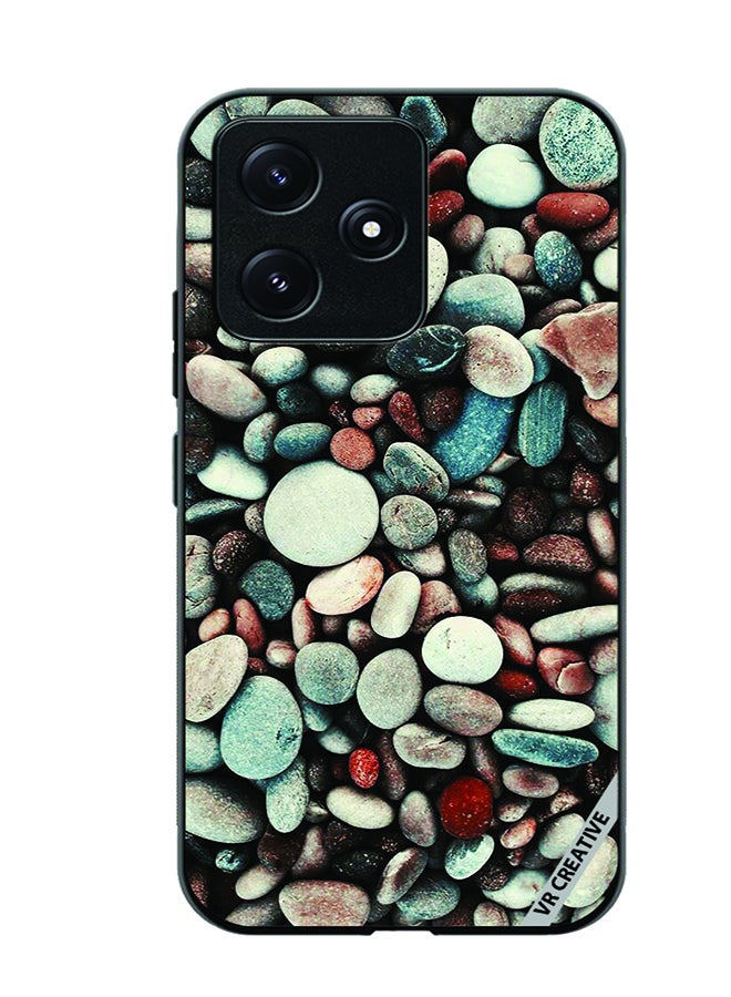 VR CREATIVE Protective Case Cover For Xiaomi Poco M6 Pro 5G Pebbles Design Multicolour - Image 1