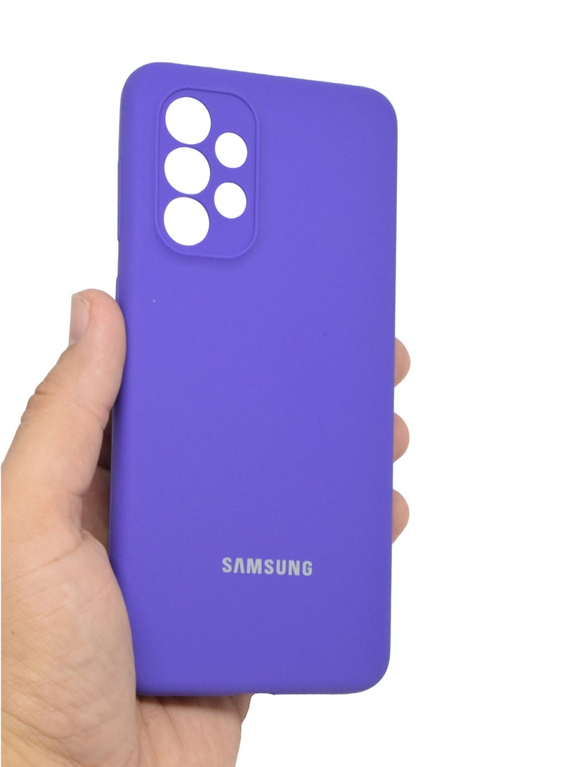 Galaxy Silicone Protective Cover for Samsung Galaxy A33 Slim Stylish Case with Inside Microfiber Lining - Image 3