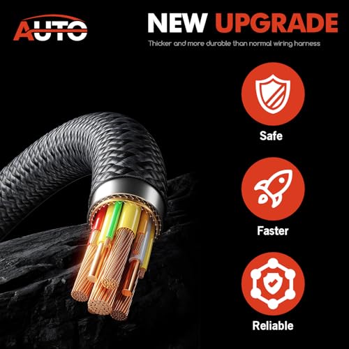 AUTO OCCASION 4 Pack Ignition Coil Connectors Wiring Harness Replacement for CHEVROLET PONTIAC TOYOTA 90919-02244 90080-19015 90919-02239 - Image 5