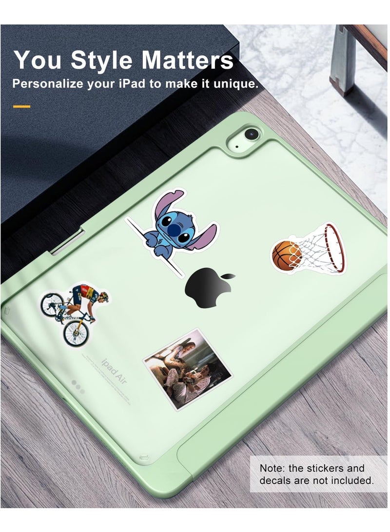 DUSALA 2 in 1 Case for iPad Air 11 Inch (M3/M2-2025/2024) with Pencil Holder, iPad Air 5th/4th Generation Case (2022/2020) 10.9 Inch, Slim Protective Cover with Clear Back, Auto Wake/Sleep With Tempered Glass - Image 4