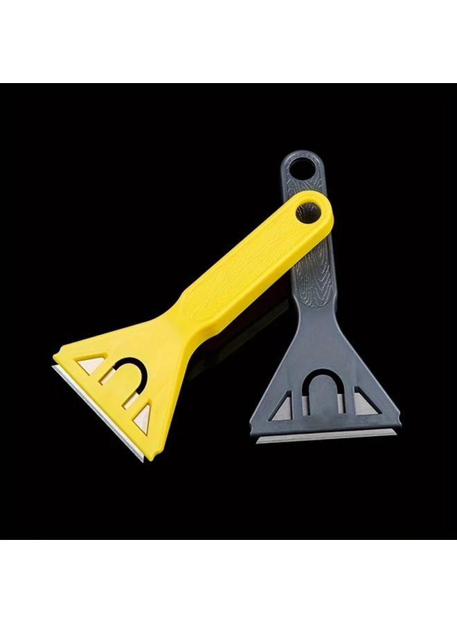 Gray 1pc Window Scraper Tool Paint Remover for Glass Walls and Tiles Battery Free - Image 2