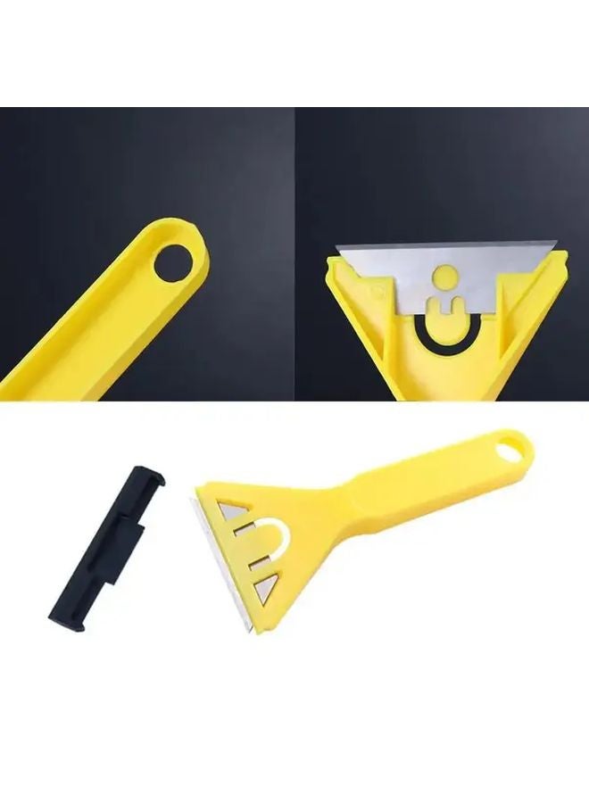 Gray 1pc Window Scraper Tool Paint Remover for Glass Walls and Tiles Battery Free - Image 3