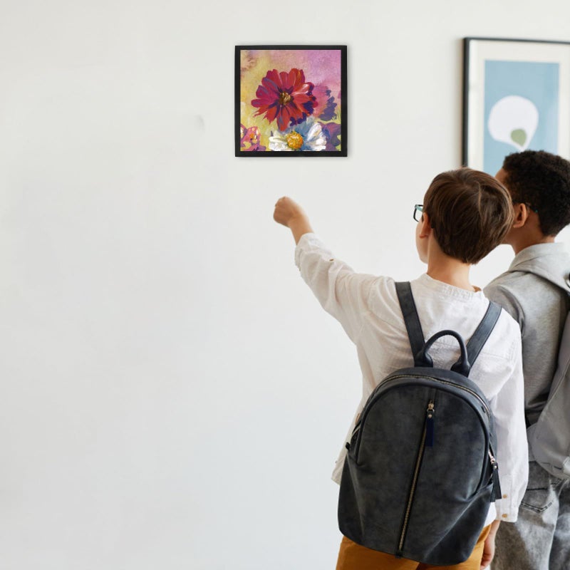 إطار الصور الماسي المغناطيسي من ARTIBETTER مقاس 10×10 بوصة، قماش ذاتي اللصق، حدود داخلية سوداء لامعة، لديكور الحائط - Image 5