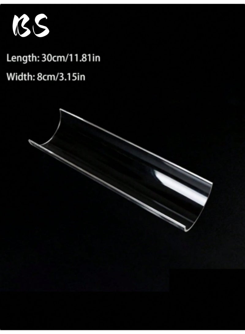 بي إس قالب كيك سويس رول أكريليك ٨ سم | قالب كيك رول شوكولاتة | أداة خبز بطول ٣٠ سم لتصميم الكيك بسهولة | أداة كيك للتجمعات العائلية | أدوات متجر الكيك | لفائف سويس لحفلات الكيك والمناسبات - Image 2