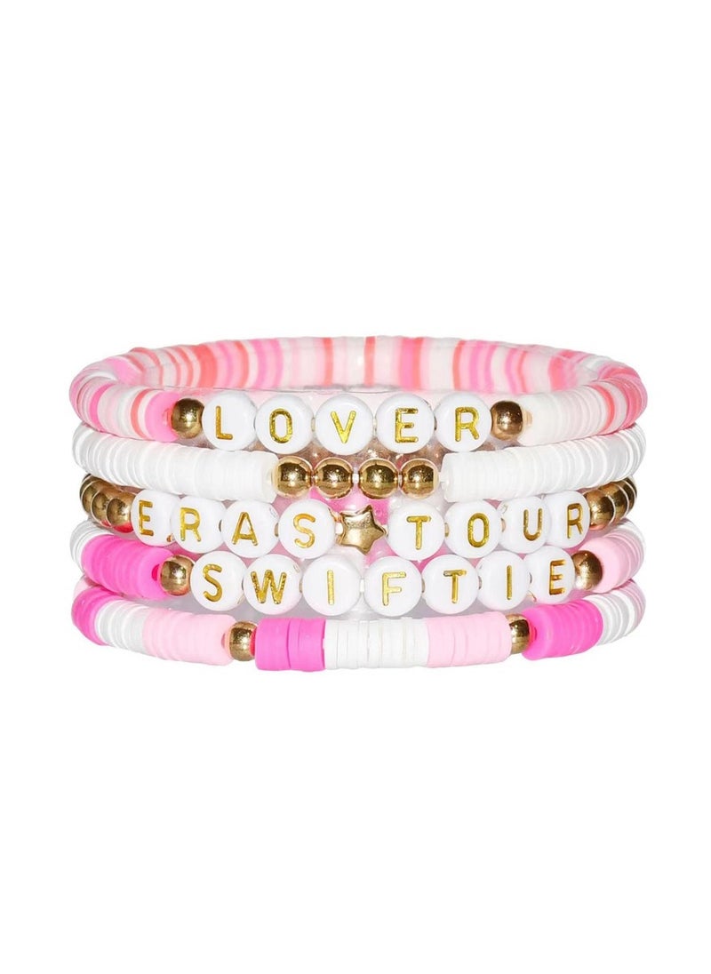 Taylor Swift 5 Pieces Taylor Swift Eras Tour Friendship Bracelets Set 
