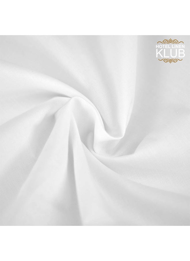 Hotel Linen Klub Hotel Linen Klub Mattress Topper -100% Cotton 233TC Down Proof Fabric with Piping and Highly Elastic Bands 500 GSM Soft and Firm Fiber Material Size  - Image 4