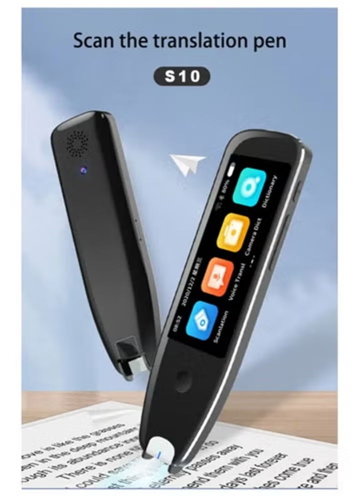 AI Language Translator Pen and Electronic Dictionary, Real-time Voice Translation in 134 Languages, Including Arabic, Supports Instant Offline/WiFi Translation, Equipped with Scanning Reading Function - Image 1