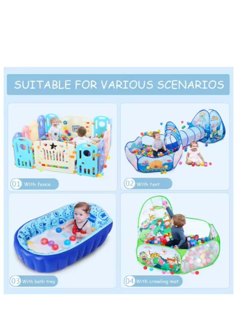 50-Piece Soft Ocean Pit Toy Balls Play Set Multicolored For Age Group  - Image 5