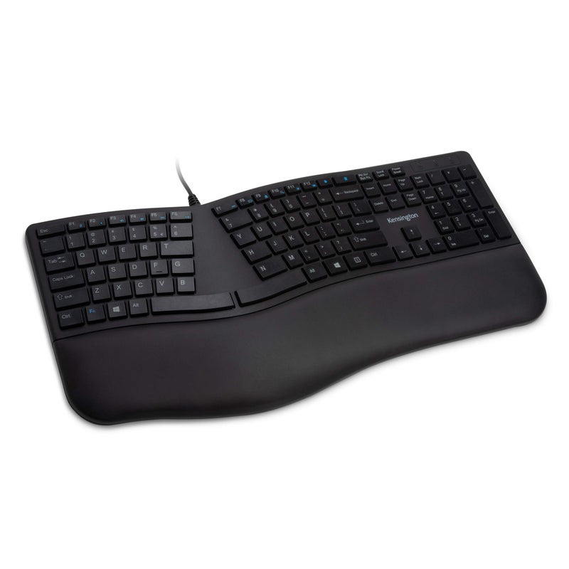 Kensington Pro Fit Ergonomic Wired Keyboard Black K75400US - Image 2