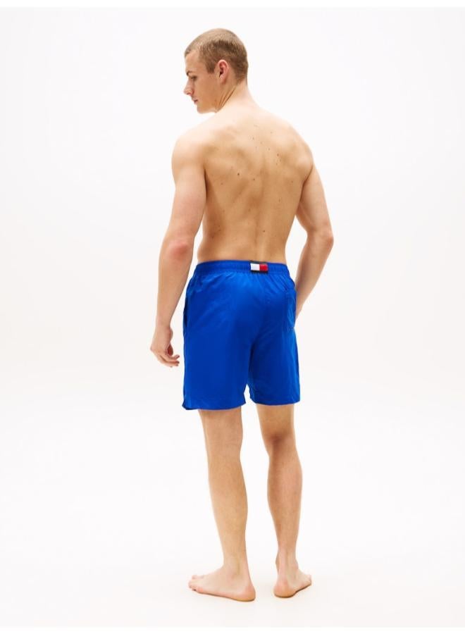 TOMMY HILFIGER Long Drawstring Swim Shorts - Image 4