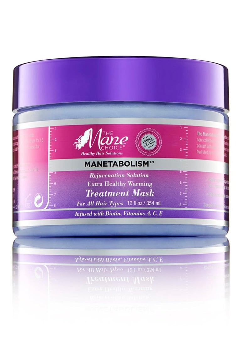 THE MANE CHOICE - The Mane Choice Manetabolism Rejuvenation Solution Extra Healthy Warming Treatment Mask, 12 oz - Image 1