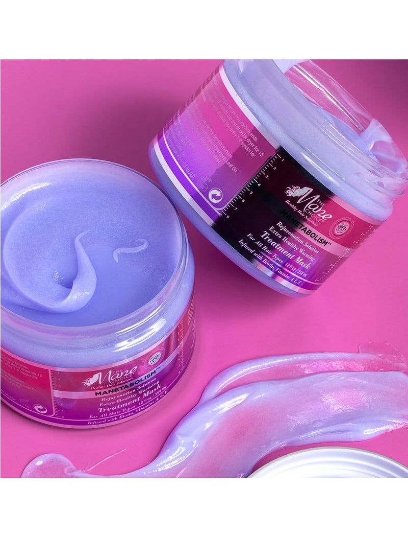 THE MANE CHOICE - The Mane Choice Manetabolism Rejuvenation Solution Extra Healthy Warming Treatment Mask, 12 oz - Image 1