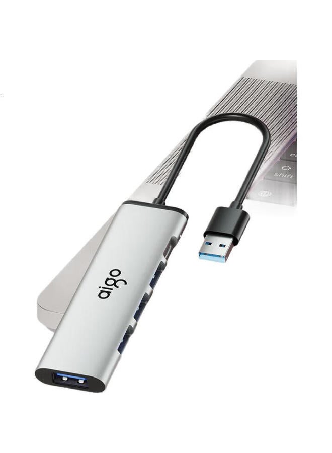aigo Usb 3.0 Hub Adapter Converter Notebook Expansion Dock Usb Extension Cable Computer Expansion Dock H02-3.0 Metal 1.5M - Image 1