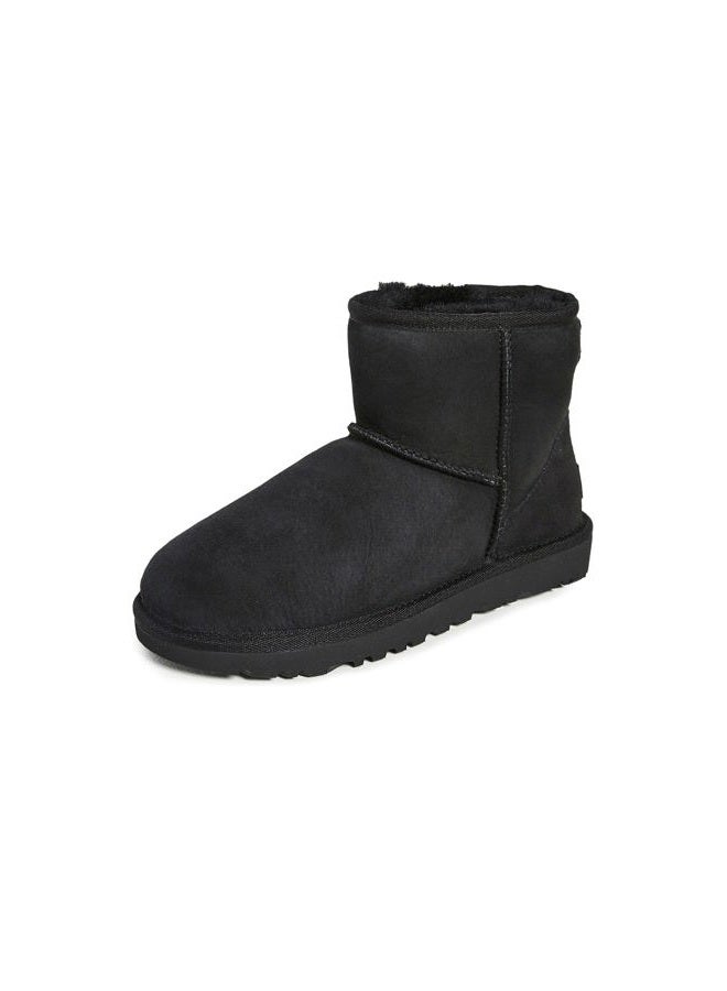 UGG Women's Classic Mini II Winter Boot, Black, 7 - Image 1