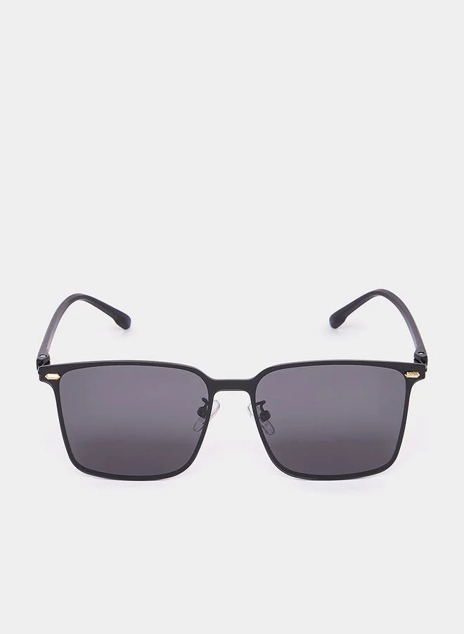 Styli Square Frame Sunglasses with Nose Pad