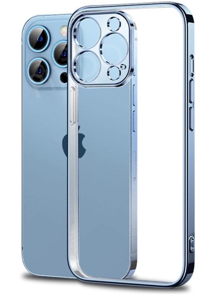 Raxoom iPhone 14 Pro Max Case, Shockproof Thin Silicone Cover, Yellowing-Resistant Slim Transparent TPU Phone Case - Image 1