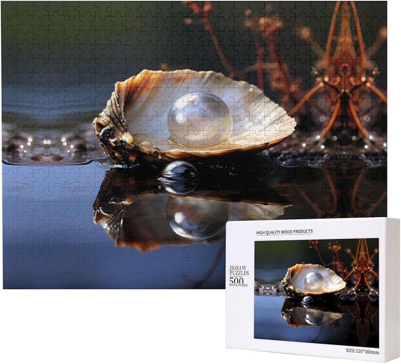 لغز بازلافيا القواقع المائية 500 قطعة للكبار ديكور المنزل 20.4 × 15 بوصة - Image 1