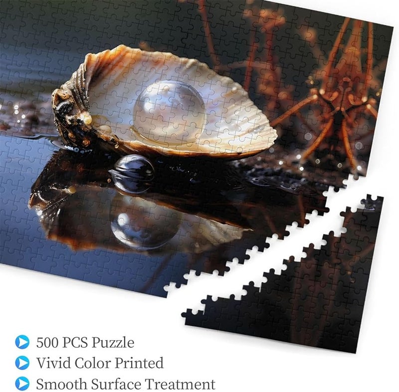 لغز بازلافيا القواقع المائية 500 قطعة للكبار ديكور المنزل 20.4 × 15 بوصة - Image 3