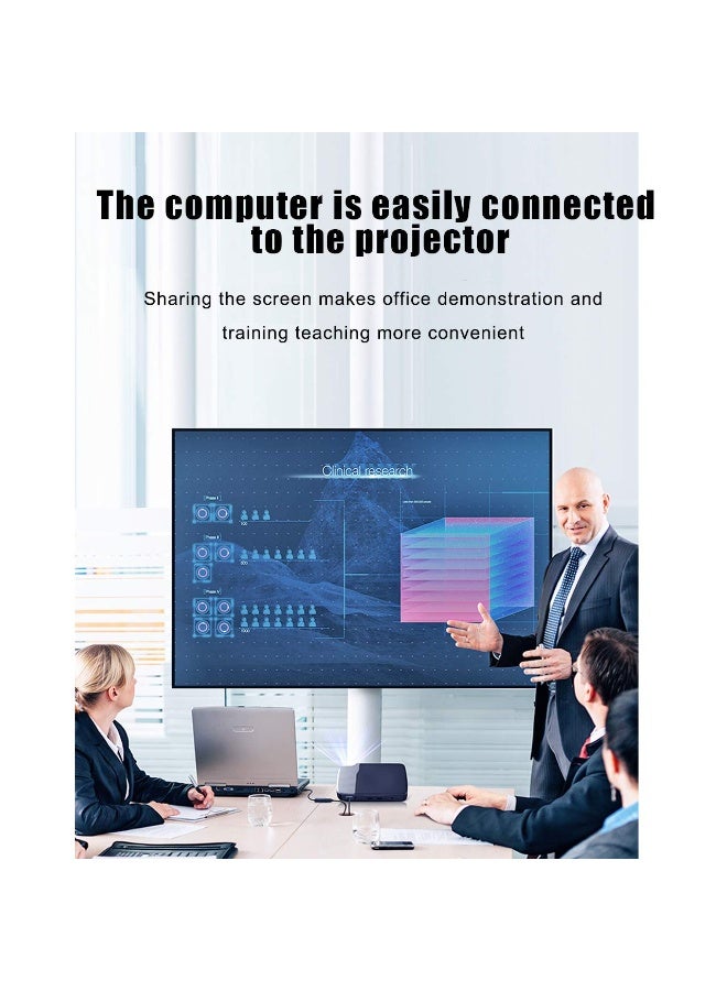 Chabeia 2 Pcs HDMI to VGA, Gold-Plated HDMI to VGA Adapter (Male to Female) for Computer, Desktop, Laptop, PC, Monitor, Projector, HDTV, Chromebook, Raspberry Pi, Roku, Xbox and More - Black - Image 4