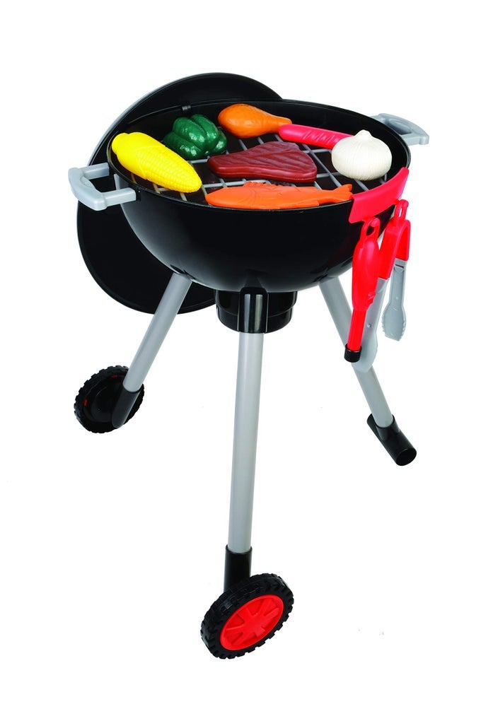 RED BOX LIGHT SOUND BARBEQUE GRILL SET