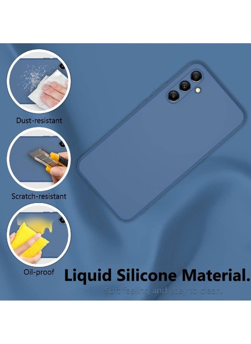 Generic Samsung Galaxy A55 5G Case Cover Soft Silicone Slim fit TPU Case Light weight Back Cover Matte Finish Shockproof Cover Anti fingerprint Case Designed For Samsung Galaxy A55 5G (Blue)  - Image 2