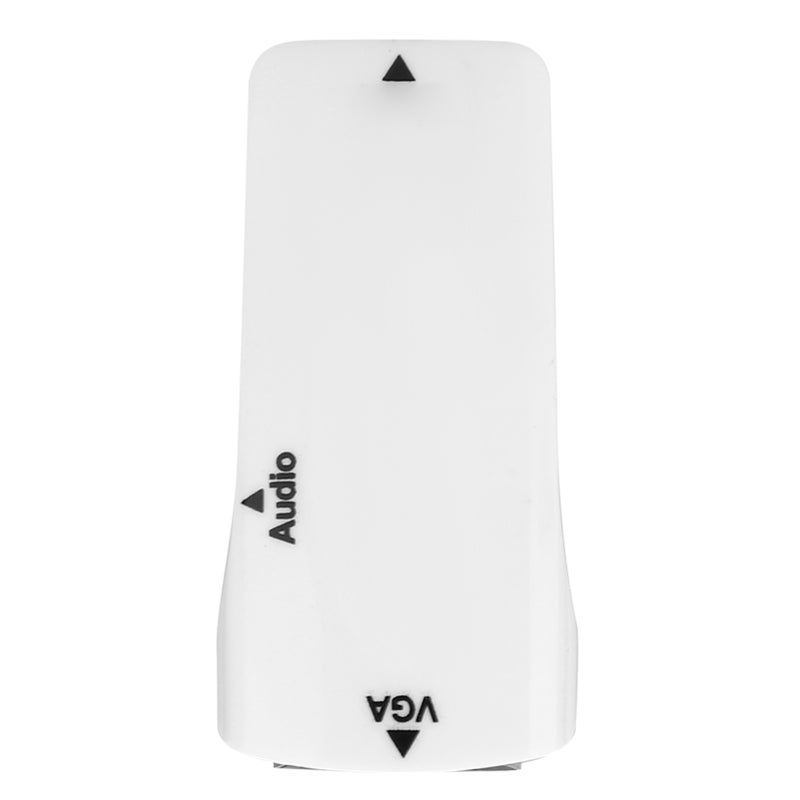 1080P HD Multimedia Interface Female to VGA Female Adapter Converter with Audio CableWhite - Image 5